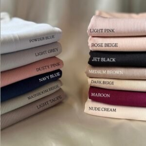 LBH Imported Luxurious Ribbed Cotton Jersey Hijab's