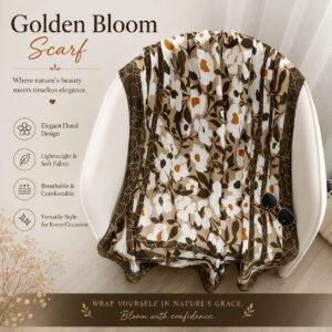 Golden Bloom Scarf