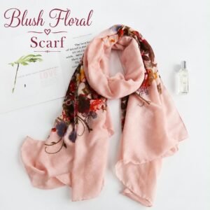 Blush Floral Scarf