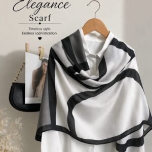 Monochrome Elegance Scarf