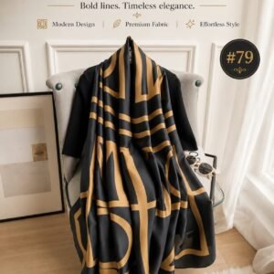 Golden Geometry Scarf