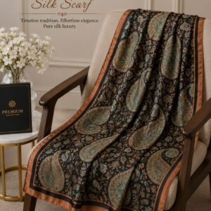 Royal Paisley Silk Scarf