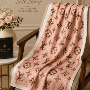 Blush Luxe Silk Scarf