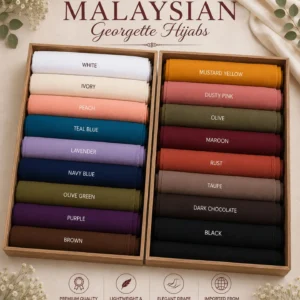 Zari Imported Malaysian Georgette Hijabs