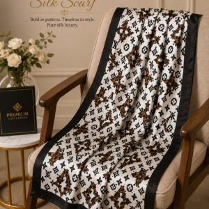 Luxe Leopard Silk Scarf