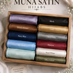 Imported Muna Satin Hijabs