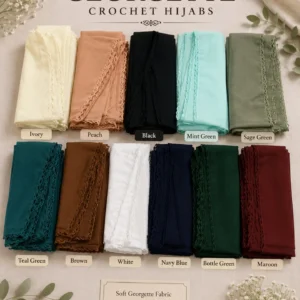 Georgette Crochet Hijabs