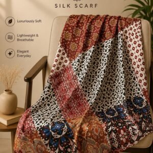Ethnic Harmony Silk Scarf