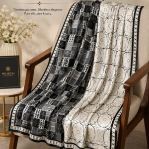 Luxe Monogram Silk Scarf