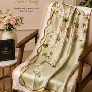Garden Elegance Silk Scarf