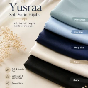 Yusraa Soft Satin Hijabs